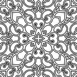 Intricate Swirl Pattern vector image