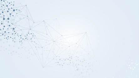 structure molecule and communication dna atom vector image