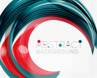 Swirl line abstract background vector