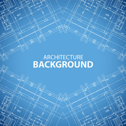 unique building structure background vector image