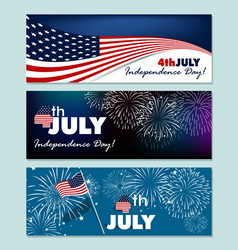 4th of july - abstract flag design independence vector