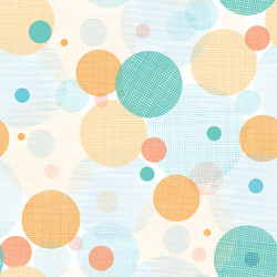 Abstract Fabric Circles Pattern vector image