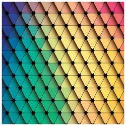 abstract geometric colorful background pattern vector image