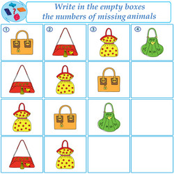logical taskfind what images are missing vector image