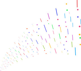 source stream of lines and dots vector image
