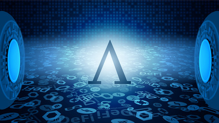 ampleforth ampl token symbol defi system vector image