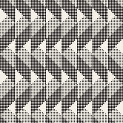 seamless pattern repeating geometric elements vector image