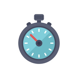 stopwatch measuring time passing by with second vector image
