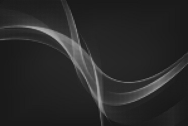 abstract particle wave futuristic dotted vector image