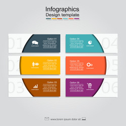Data Presentation Template vector image