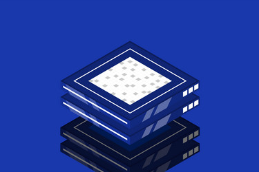 set of server room icons data center and database vector image