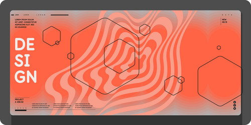 abstract background with simple elements an image vector image