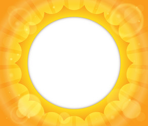 Abstract sun theme image 4 Royalty Free Vector Image