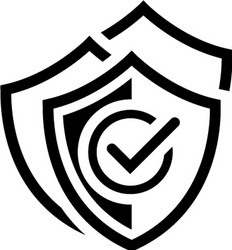 multilevel security icon flat design vector