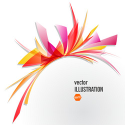 abstract background of colorful fragments vector image