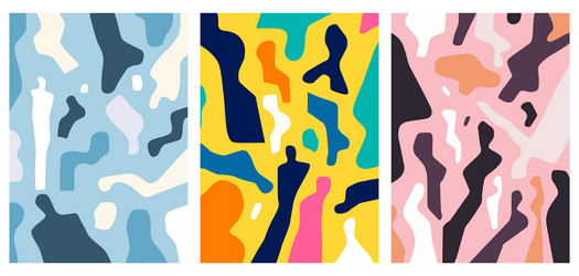 Abstract Pattern Set vector image