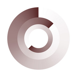 circle preloader buffer shape circular progress vector image
