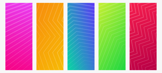 Modern colorful gradient background with lines vector