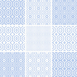 seamless patterns set vector image