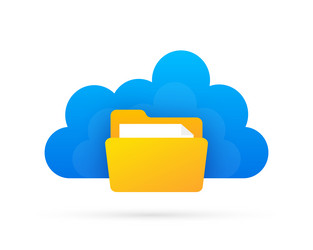 Files cloud great design for any purposes vector