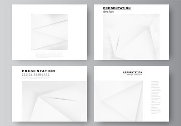 layout presentation slides design vector image