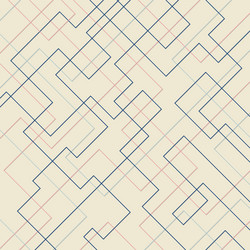 Thin Linear Square Pattern vector image