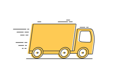 Fast delivery icon vector