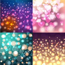 creative bokeh universal texture abstract colorful vector image