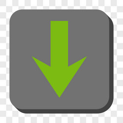 arrow down rounded square button vector image