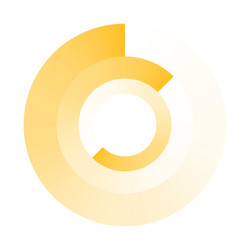 circle preloader buffer shape circular progress vector image