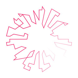 geometric random circular element abstract vector image