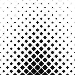 Black and white rounded square pattern background vector