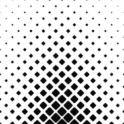 Black and white rounded square pattern background vector