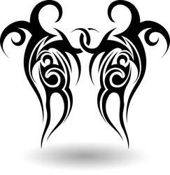 tattos single Vector Image