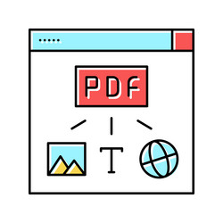 PDF Creation - Convert to Document vector