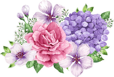 Elegant Gypsophila Bouquet Vector Image