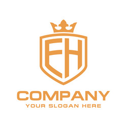 Eh logo Royalty Free Vector Image - VectorStock