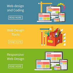 Web Development & Website Creation vector image