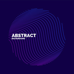 abstract background with dynamic waves vector image