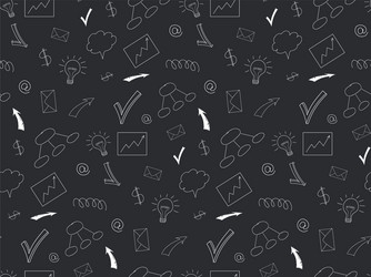 contour pattern from different objects vector image