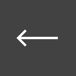 Left arrow Royalty Free Vector Image - VectorStock
