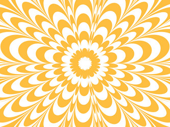 psychedelic optical illusion with circular line vector image