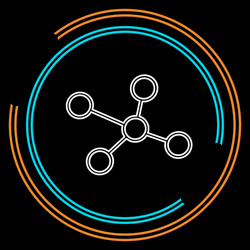 Atom molecules science and chemistry chemical vector