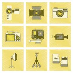 assembly flat shading style icon multimedia vector image