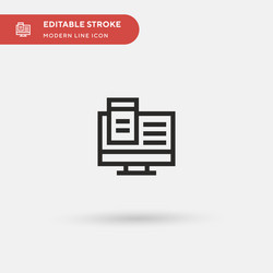 programming simple icon vector image