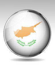 flag button design elements vector image