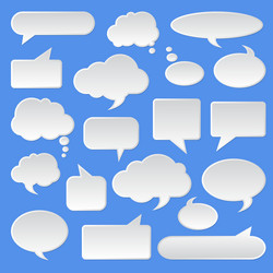 Speech bubble dialog talk tag vector