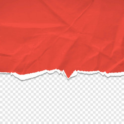Torn Red Paper Background vector image