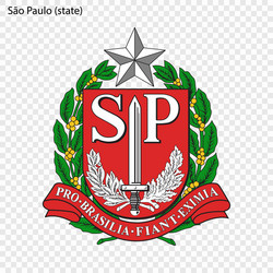 emblem of parana state brazil vector