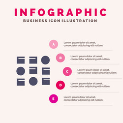 pattern system data science solid vector image